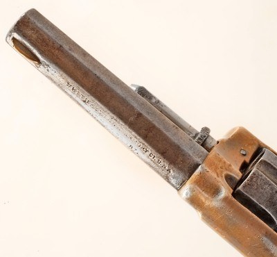 ANTIQUE WHITNEYVILLEARMORY Ct U.S.A. No.1 SINGLE ACTION SPUR TRIGGER 7 ROUND REVOLVER. NO FFL. - Image 2 of 6