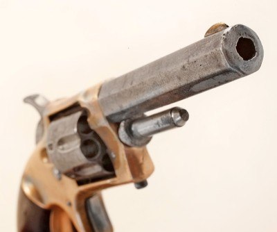 ANTIQUE WHITNEYVILLEARMORY Ct U.S.A. No.1 SINGLE ACTION SPUR TRIGGER 7 ROUND REVOLVER. NO FFL. - Image 5 of 6