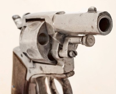 ANTIQUE BRITISH=BULL=DOG 32 S&W 5 ROUND DOUBLE ACTION REVOLVER. NO FFL. - Image 4 of 6