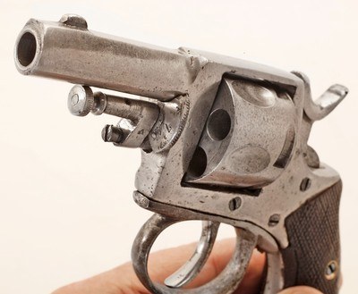 ANTIQUE BRITISH=BULL=DOG 32 S&W 5 ROUND DOUBLE ACTION REVOLVER. NO FFL. - Image 6 of 6