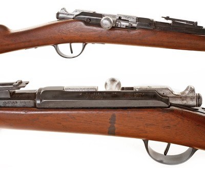ANTIQUE FRENCH GRAS MODEL1874 11mmx 59R MILITARY BATTLE RIFLE. NO FFL. - Image 2 of 6