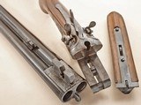ANTIQUE SIDE by SIDE HAMMERED 16 GA ENGRAVED SHOTGUN. NO FFL. - Image 6 of 7