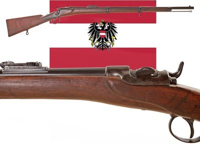 ANTIQUE SCARCE AUSTRIAN WERNDL-HOLUB M1867 Mfg STEYR 11.15x42R EXCELLENT - Image 1 of 7