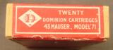 Dominion Cartridge Co Sealed Factory Reference Box 1928 - 5 of 8