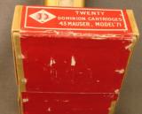 Dominion Cartridge Co Sealed Factory Reference Box 1928 - 8 of 8
