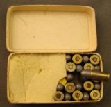 Scarce 2 Piece JL Galef Ammo box 38 S&W Rifle Cartridges - 8 of 10