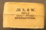 Scarce 2 Piece JL Galef Ammo box 38 S&W Rifle Cartridges - 6 of 10