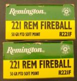 2 Boxes (40 rounds) Remington .221 Fireball - 6 of 8