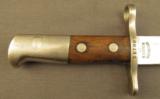 Swiss Pioneer Sawback Model 1911 Bayonet and Scabbard - 2 of 12