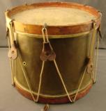 Civil War Brass Shell Non-Regulation Snare Drum - 1 of 10
