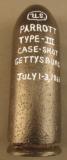 Civil War U.S. Parrott Artillery Projectile - 1 of 4