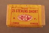 CIL .25 Stevens Short Lesmok Rimfire Box - 2 of 6