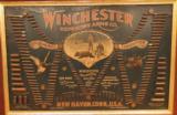 Original Winchester Cartridge Ammunition Board Double W - 1 of 12