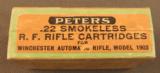 Peters Cartridge Co .22 Win Auto Box - 4 of 6