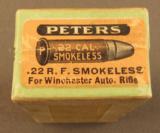 Peters Cartridge Co .22 Win Auto Box - 6 of 6