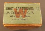 Winchester .38 WCF Shot Cartridge Box - 6 of 7