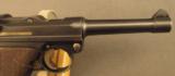 German P.08 Luger Police Rework Pistol - 3 of 12
