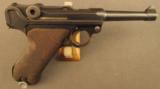 German P.08 Luger Police Rework Pistol - 1 of 12