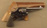 Colt New Service WW1 Canadian Issue revolver in Holster - 1 of 12