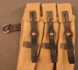 WW2 German Magazine Pouch MP.38/40 Triple Compartment - 3 of 10