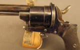 Antique Belgian Folding-Trigger Pocket Revolver - 7 of 12