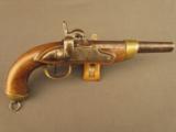 Unusual French Model 1822/42 Type Percussion Pistol - 1 of 12