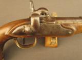 Unusual French Model 1822/42 Type Percussion Pistol - 3 of 12