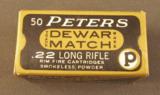 Peters Dewar Match Box - 1 of 6