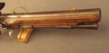 18th Century Germano-Dutch Flintlock Pistol with Relief Carved Stock - 4 of 12