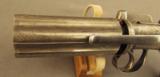 British Bar Hammer Dragoon Size Pepperbox Pistol by Tipping & Lawden - 10 of 12