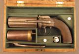 British Bar Hammer Dragoon Size Pepperbox Pistol by Tipping & Lawden - 2 of 12