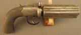 British Bar Hammer Dragoon Size Pepperbox Pistol by Tipping & Lawden - 3 of 12