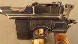 Mauser Luger-Barreled 1920 Rework Broomhandle Pistol - 5 of 12