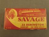 Savage .35 Remington Top Notch Box - 1 of 3