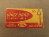 CIL Whiz-Bang 22 LR Mushroom 1960 Issue Box - 1 of 3