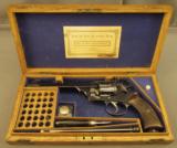 Cased Webley WG Target Model Revolver - 1 of 12