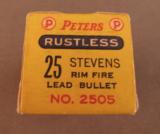 Peters Rustless 25 Rimfire Ammo - 2 of 3