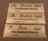 7mm Weatherby Magnum Ammo 60 Rnds 139gr PT-EX - 2 of 3
