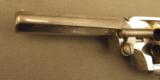 Rare Cased Silver Plated Webley Wedge Frame Revolver - 10 of 12