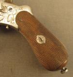 Scarce Belgian Antique Pinfire Pepperbox Pistol Excellent - 7 of 12