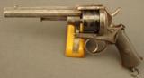 Belgian Solid Frame Pinfire Revolver - 5 of 12