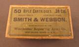EMPTY Winchester 38 Smith & Wesson Rifle Box - 1 of 7
