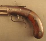 Rare Allen & Thurber Side Hammer Target Pistol - 5 of 12