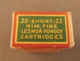 Clinton .22 short Lesmok cartridges - 2 of 6