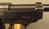 Walther P38 Pistol HP 3rd Variation - 5 of 12