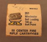 Winchester .351 Self Loading Ammo - 2 of 3