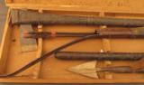 Unusual Souvenir Ethnographic Weapons Display 1960s-70s - 2 of 9