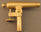 All Brass Antique Yacht Cannon - 1 of 12