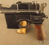 Mauser Model 1930 Commercial Broomhandle Pistol - 5 of 12