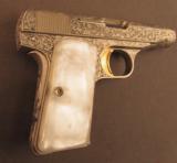 Exquisite Browning Renaissance Model 1955 Pocket Pistol - 2 of 11